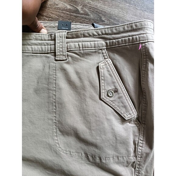 Torrid Military  Short Shorts Size 30 Summer Khaki Tan Stretch Twill Chino New - Picture 9 of 10
